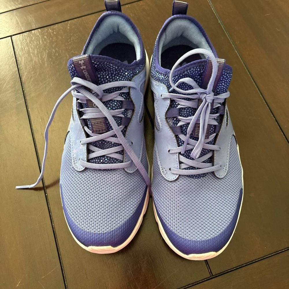 Under Armour Kids Blue Sparkly Sneakers